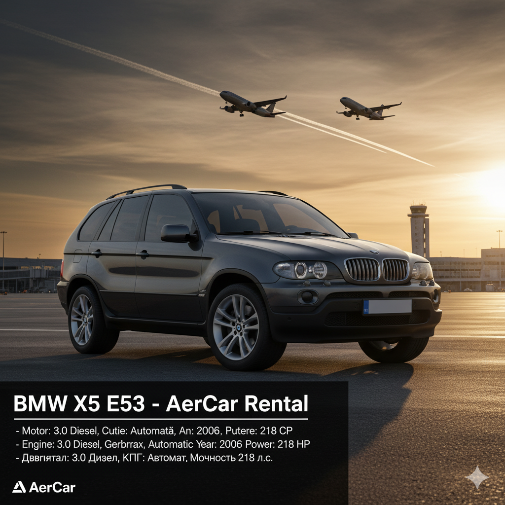 BMW X5 E53 (2006) – 3.0 Diesel Automat, 218 CP